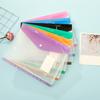 24 Pcs A4 Binder Pocket Organizer Folders Expandable Waterproof Envelopes Binder Folders Clear Snap Button For School Office