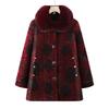 Yalu Women's Warm Floral Plus Velvet Winter Jacket