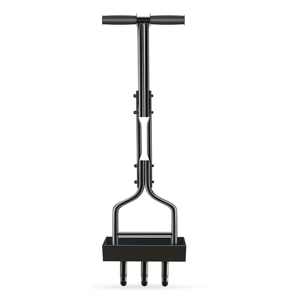 

Аэратор для газона с 3 зубцами и поддоном для хранения сердечника почвы Аэратор для газона Инструмент