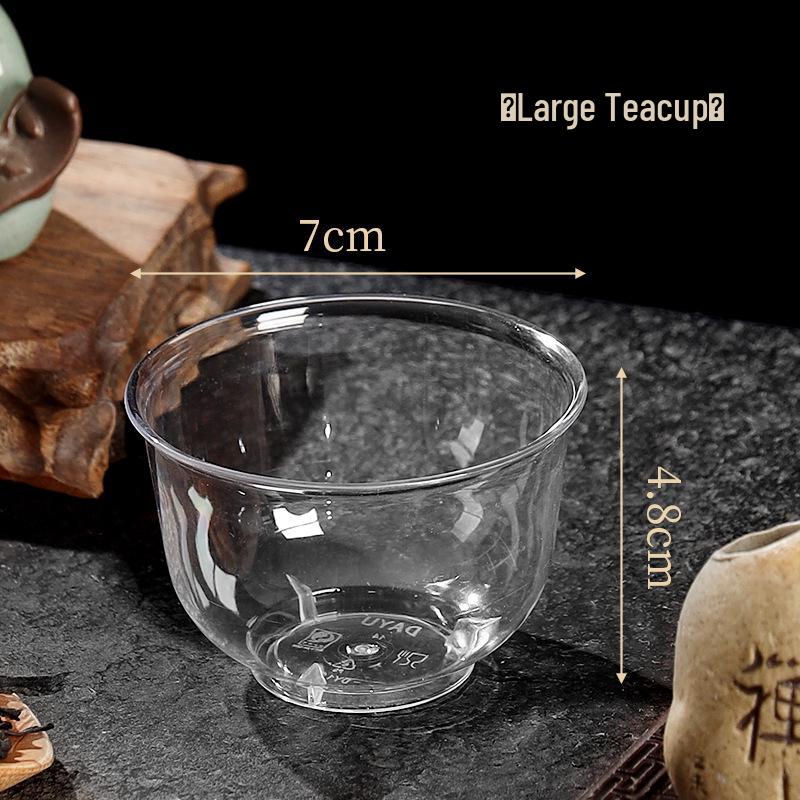 Aviation-Grade High-Temp Resistant Crystal Gongfu Tea Cup