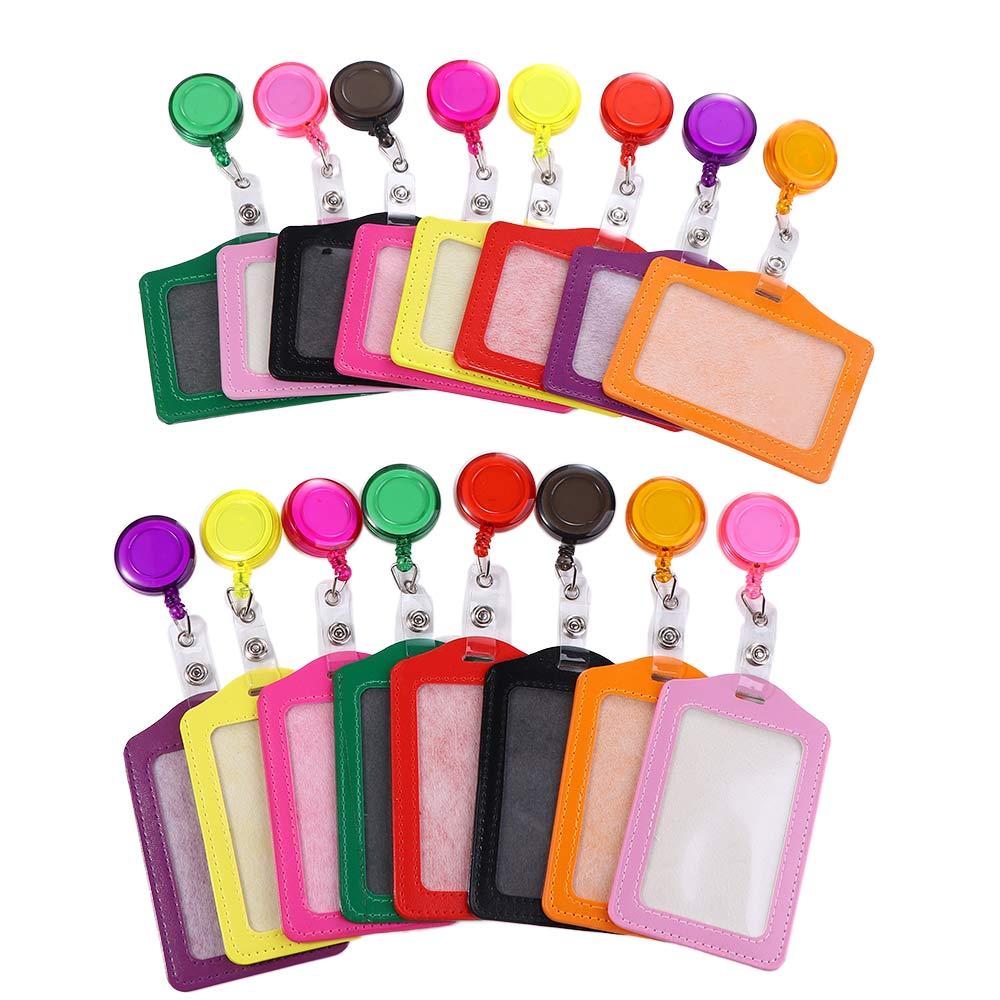 Badge Holder Transparent Card Cover Bus Card Holder Student Card Sleeves Credit Cards Protector