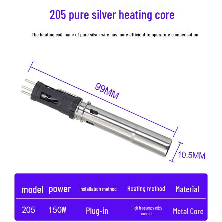 90W 203H/205H High-Frequency Soldering Iron Heating Core & Wire Accessory for Soldering Stations