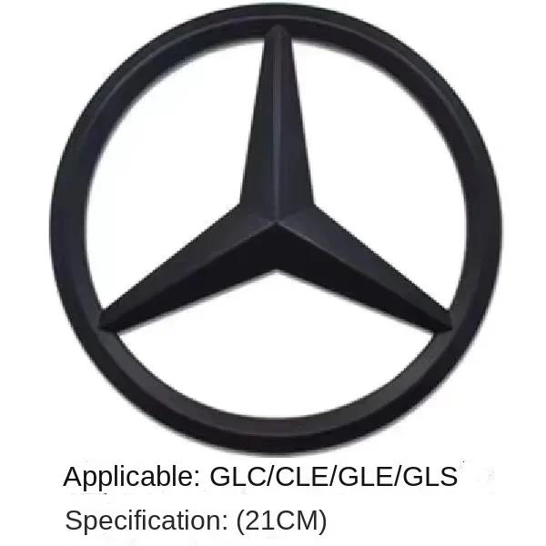 1 Stück ABS Auto Frontgrill Emblem Aufkleber Abdeckung Emblem für Mercedes Benz W204 W205 W210 W211 W212 W213 C E Klasse GLA GLK ML GLC GLE
