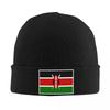 Custom Kenya Flag Skullies Beanies Caps Unisex WoUnisex Unisex Trend Winter Warm Knitting Hat Adult Kenyan Patriotic Bonnet Hats