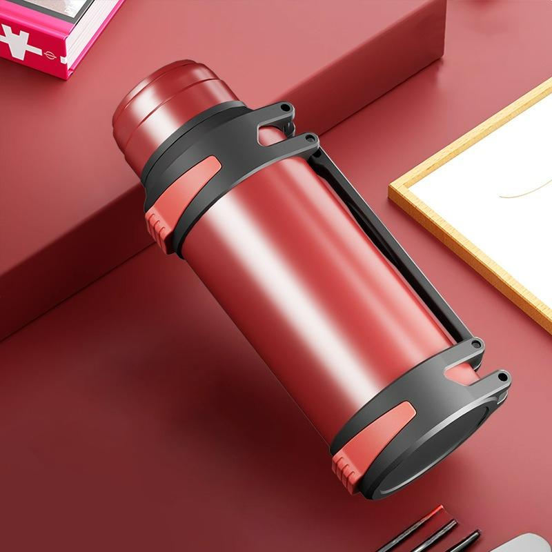 Large-capacity Thermos Pot 304 Stainless Steel Portable Outdoor Travel Pot Male Car Thermos Kettle Household Thermos Cup