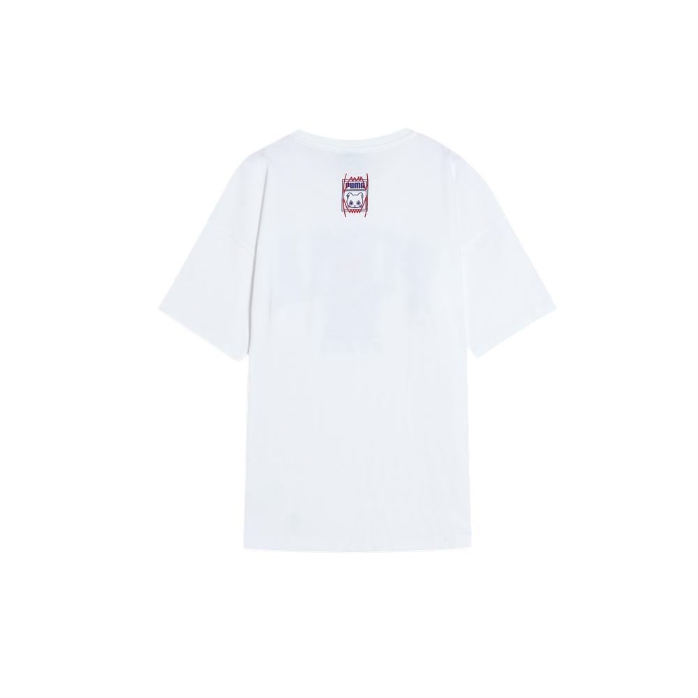 New PUMA T Shirts Unisex White 633087-02