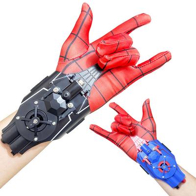 Elektrischer Spinnennetzwerfer mit Handschuh-Saugnäpfen, Magneten, Schraubendreher, wiederaufladbarer Fadenwerfer für Kinder, Netzschleuderspielzeug, Geschenk für Filmfans
