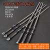 Outdoor Skewer Picnic Steel 6Pcs Camping Wide Utensil Flat Sticks Barbecue Kitchen Fork Stainless Accessories