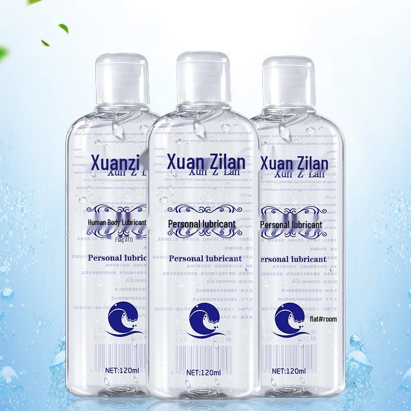 Xuan Zi Lan 120ml Water-Soluble Erotic Lubricant - Body Safe for Couples and Foreplay.