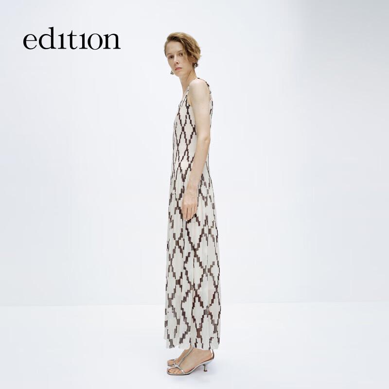 

Платье макси с плиссированными бретелями в стиле ретро-бриллиант S (160)