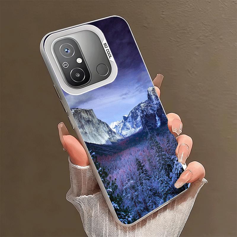 Mountain Peaks Landscape Shockproof Phone Case for Xiaomi Poco X7 X6 X5 X3 Pro F7 Ultra M8 Redmi 15C 15 14C 13C 12C 10C 13 12 10