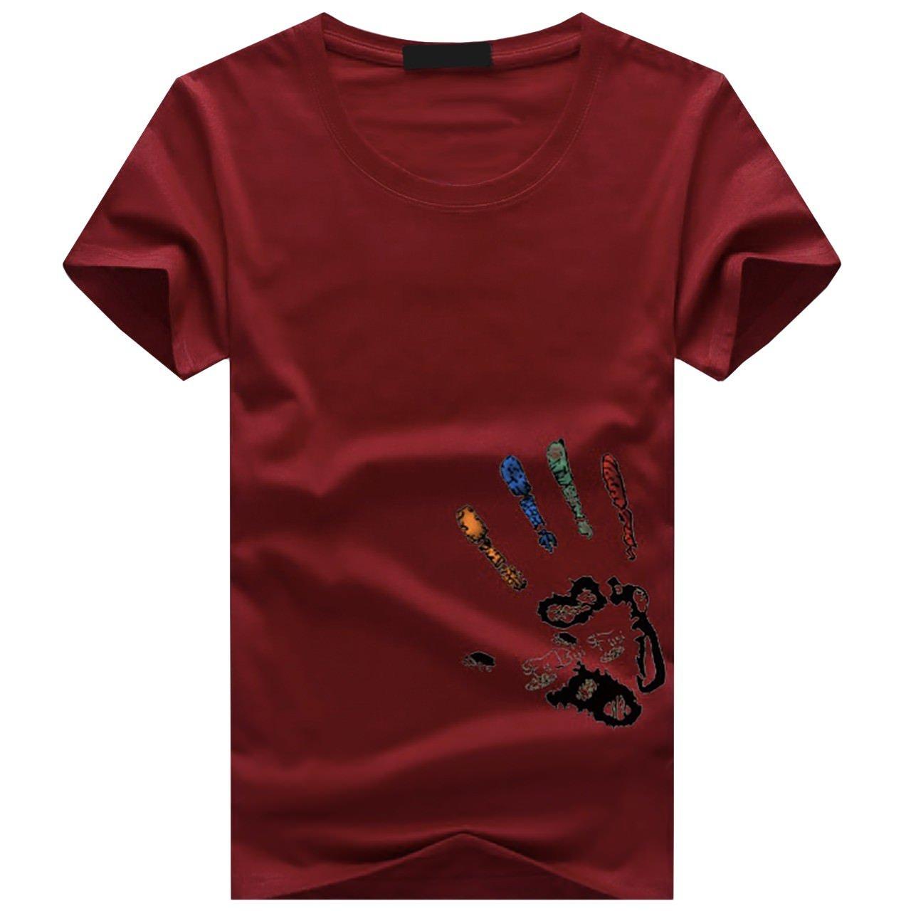 

ФУТБОЛКА МУЖСКАЯ С КОРОТКИМ РУКАВОМ ONE LIMITATION STH007, (09.Вино, 5XL)