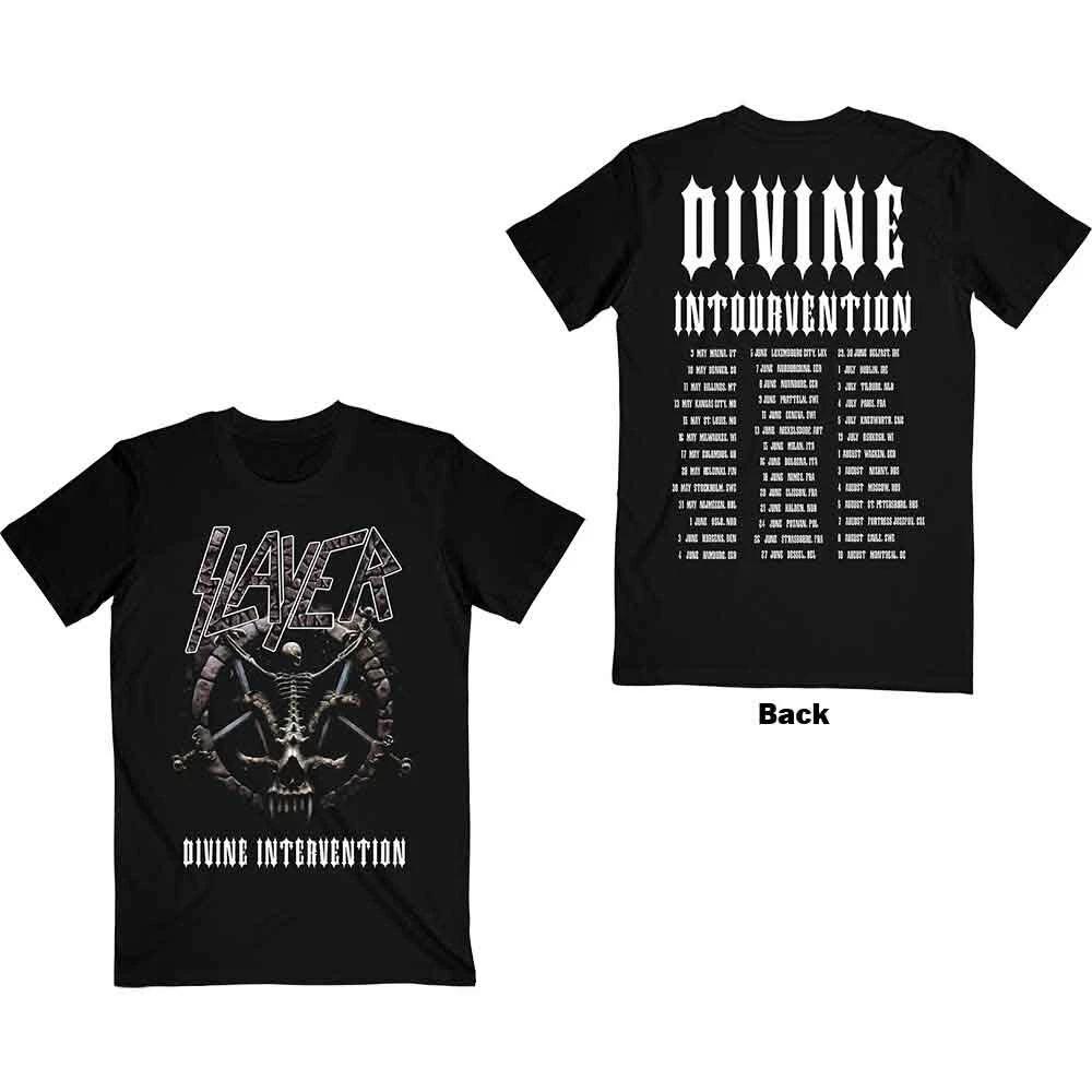 T-Shirt # M Black Unisex # Divine Intervention 2014 Dates M