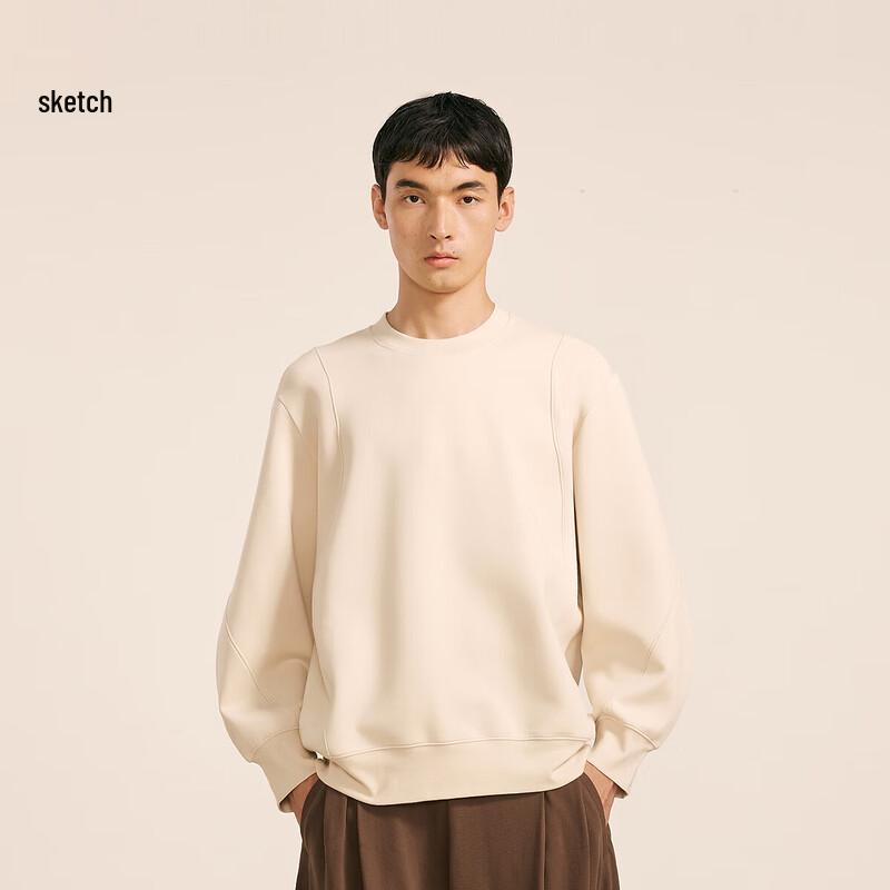 

Мужской свитшот CROQUIS H-силуэта с круглым вырезом и длинными рукавами S