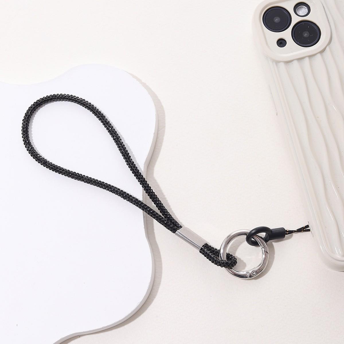 

Yi Lian Luxury Rhinestone Phone Lanyard - Sparkling Diamond Chain, High-End Anti-Fall Jewelry Accessory Phone Chain