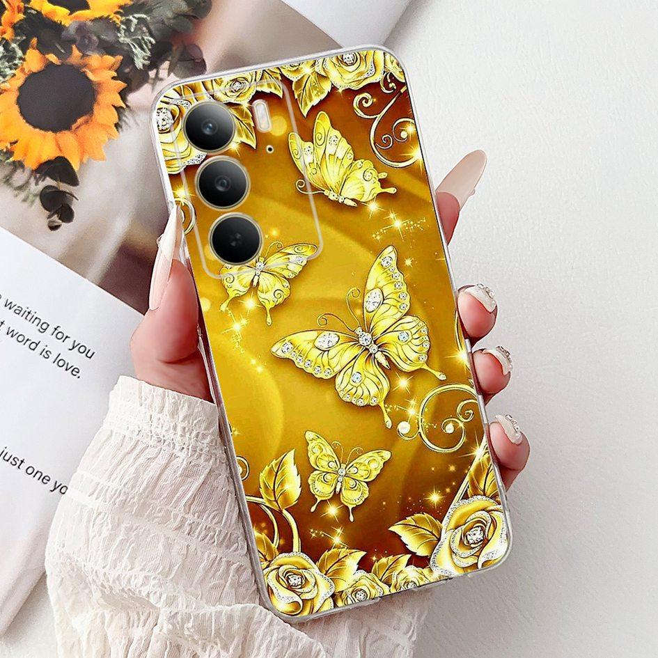 Für Realme C75 Hülle 2024 Niedlicher Löwe Marmor Panda Weiches Silikon Klares TPU Handy Rückseite Schutzhülle Für Realme C75 4G C 75 Coque