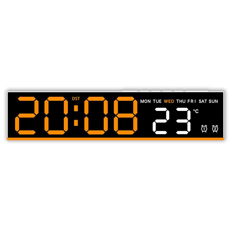 LED Multi-Functional Alarm Clock with Ambient Light and Simple Design, Model 5523
