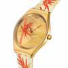 Watch GOLDEN RED BAMBOO SYXZ105 Beige [Swatch] Women's