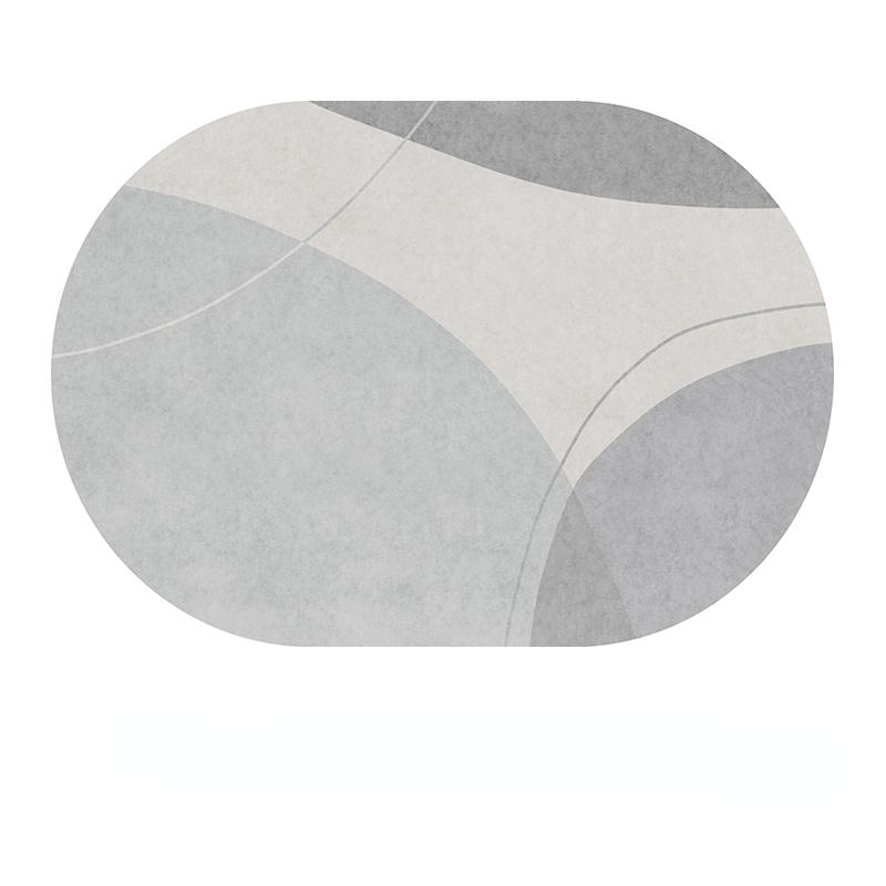 Modern Oval Rugs Room Decoration Teenager Carpets Home Decor Floor Mat Large Area Carpet In Living Room Non-slip Lounge Rug