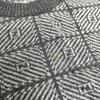 Fendi Zucca General Pattern Knit Apparel Tops Long Sleeve Sweater Wool Gray