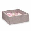 Dry Pool 110x110x40 Corduroy Light Pink 600 Balls: White, Light Pink, Opalescent