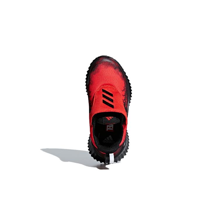 adidas Fortarun Spider Man AC K Spider Man Slip Resistant Low Top Kids' Running Shoes Red Black D96878