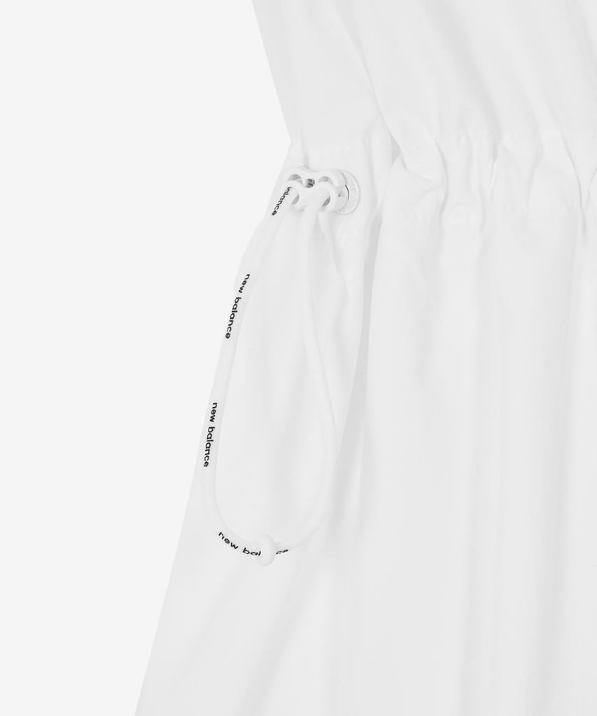 Nyuballanseu Nbnkg3W612 / Women Frozen Woven Stretch Collared Dress (White)
