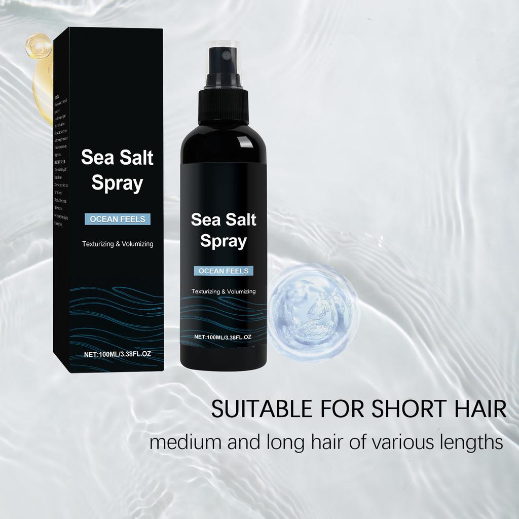 Men's Sea Styling Spray, Hair Root Texture Shaping, Quick-drying And Non-stiff Ingredients, Suitable For Multiple Scenarios,100ML