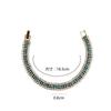 Bohemian Style Women Exquisite Luxury Roman Fashion Crystal Bracelet Full Jewelry Braided Wedding Jewelry Christmas Gift Jewelry