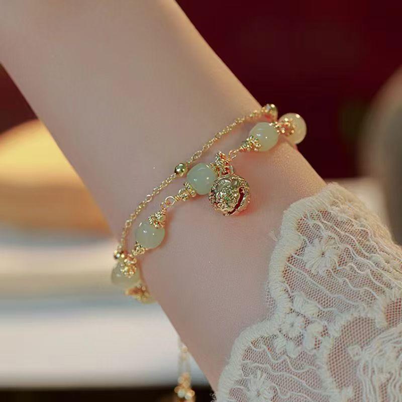 Wada Yuyu pearl blessing bracelet women's new fashion high-end sense of light luxury niche design girlfriends all-match gift
