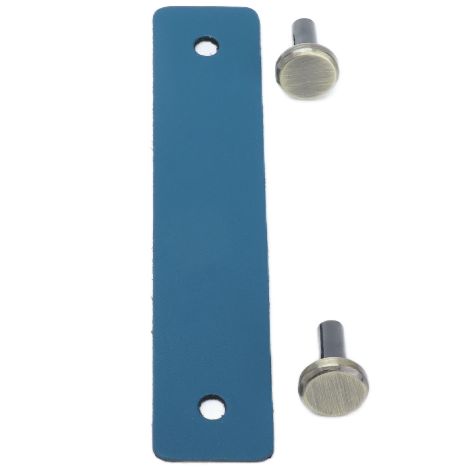 

PU Leather Drawer Pulls Anticollision Wear Resistant European Exquisite Modern Simple Cabinet HandleBlue синий