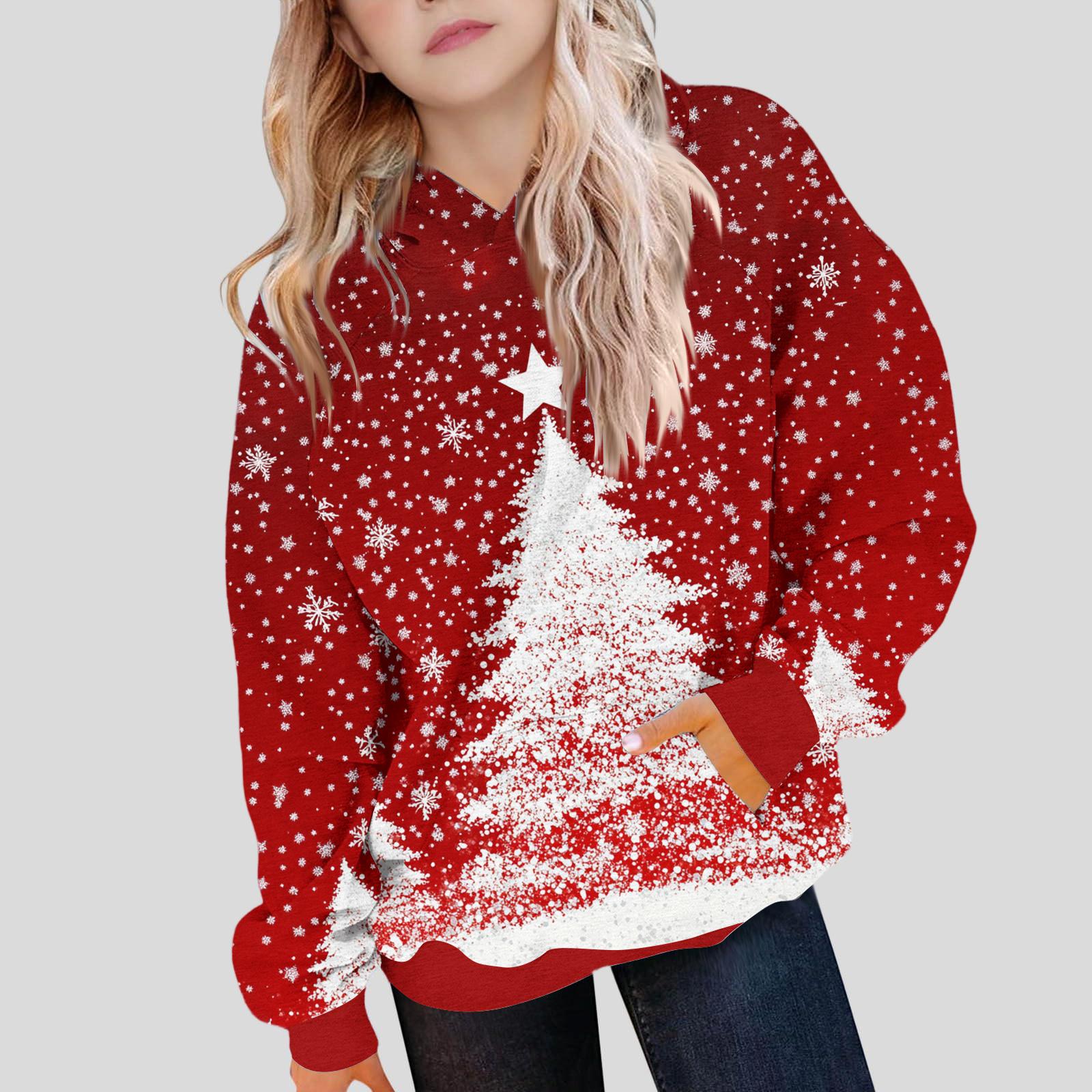 

Детская толстовка для девочек, градиентный цвет, длинный рукав, капюшон, карман, толстовка 130 киноварь