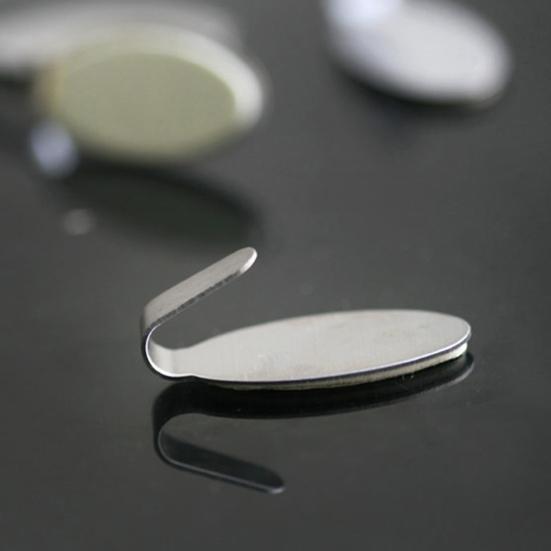 6Pcs Hook Metal Strong Adhesive Lightweight Wall Mounted Hanger Hooks for Window