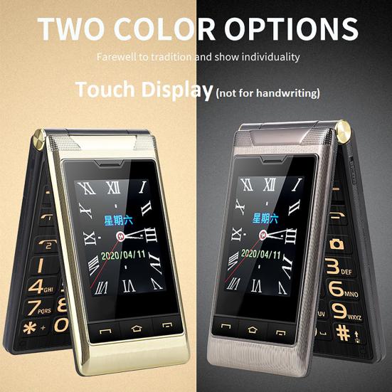 G10-C Keypad Phone High Resolution Dual Display Screen Dual-Card Dual-Standby Mini Large