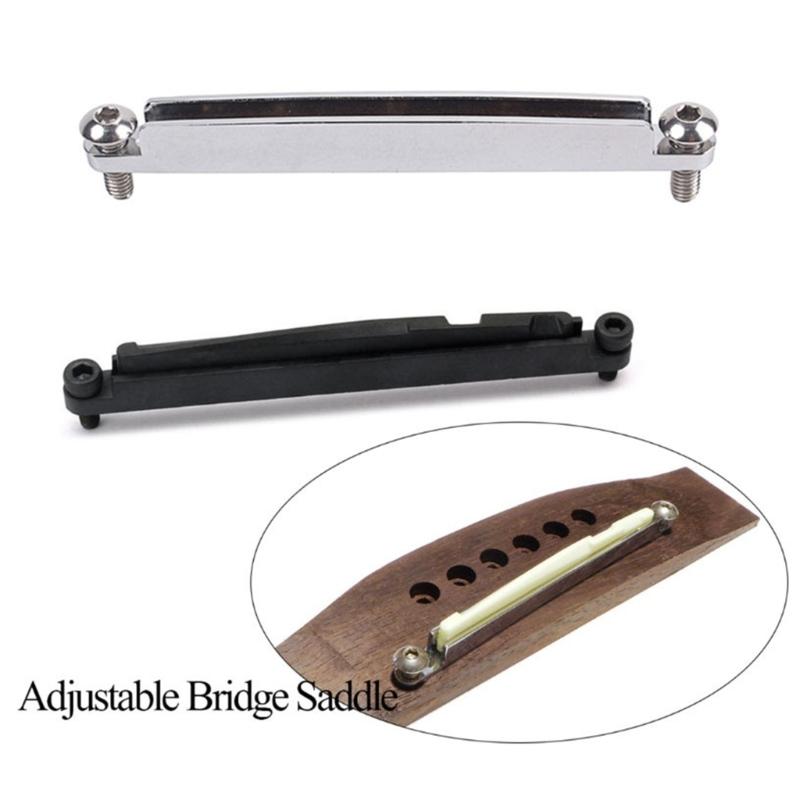 Adjustable Guitar Bridge Saddles Tool Metal Risers Saddles Replacement Bridge Saddles Repair Tool Easy To Installation