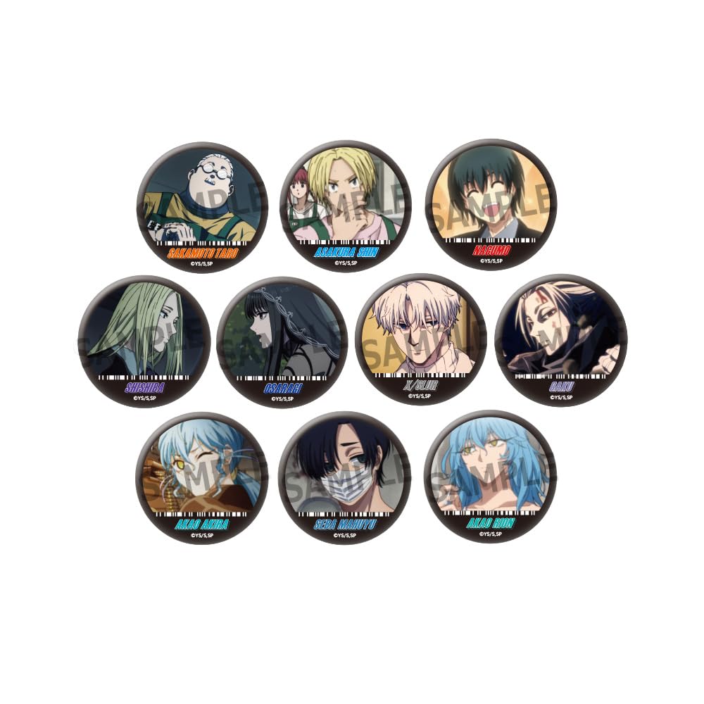 TV Anime Trading Can Badges Box  SAKAMOTO DAYS  Vol.2 10-Piece