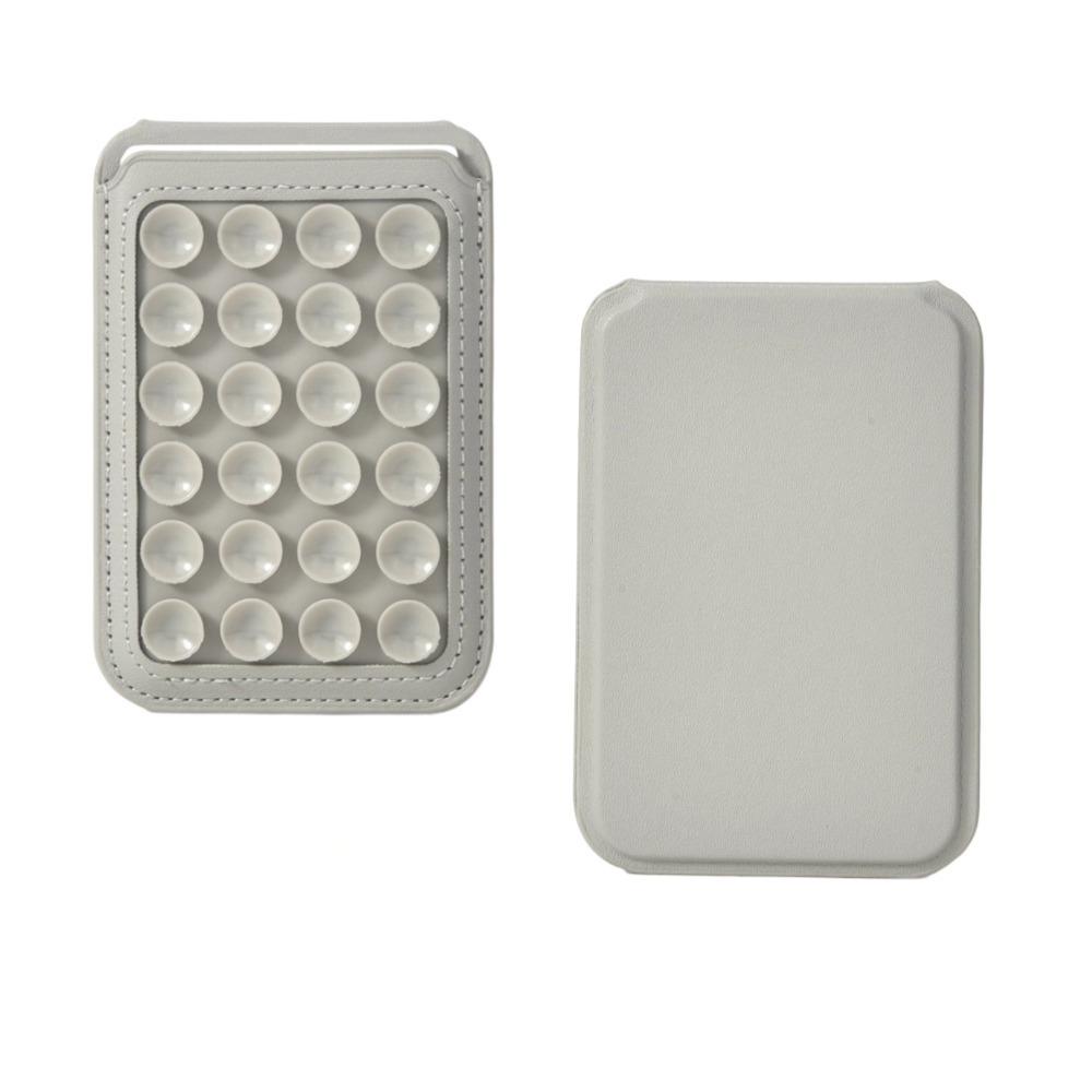 For Magsafe Magnetic Card Holder Strong Adsorption Leather Phone Stand Anti-theft Foldable for iPhone 17 16 15 14 13 ProMax
