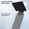 Mobile Phone Sun Visor Uv Protection Phone Screen Universal For Smartphones Use Sunshade Smartp U6U4