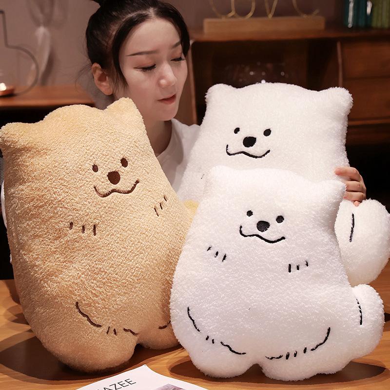 Cartoon Dog Pillow Puppy Doll Plush Toy Doll Girl Sofa Nap Pillow Pillow Holiday Gift