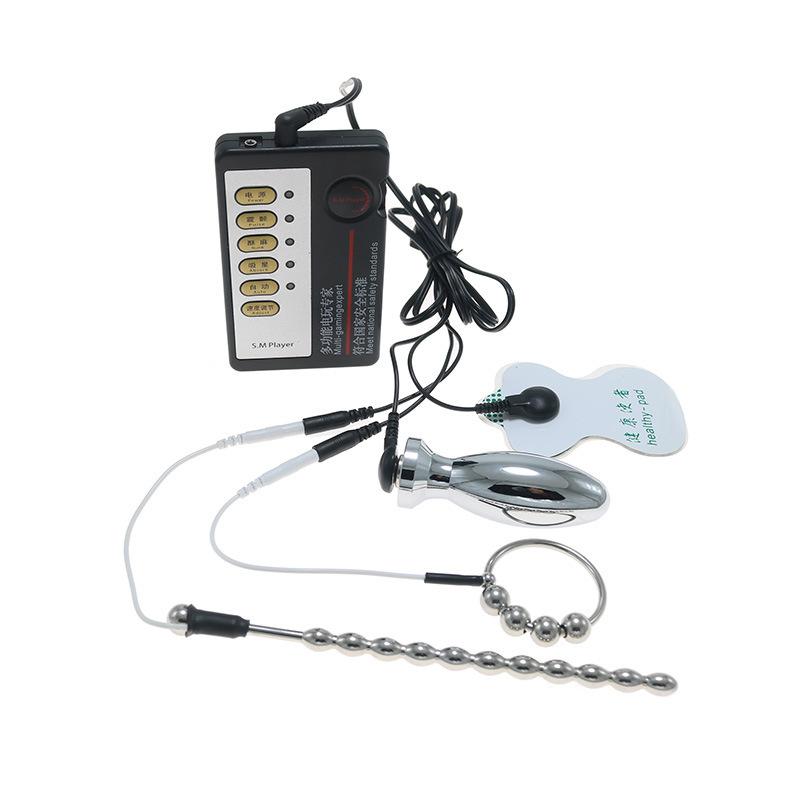 [Men's Multi-Point Climax Suit] Penis Ring Horse Eye Stick Sex Product Patch Combination Training Masturbation