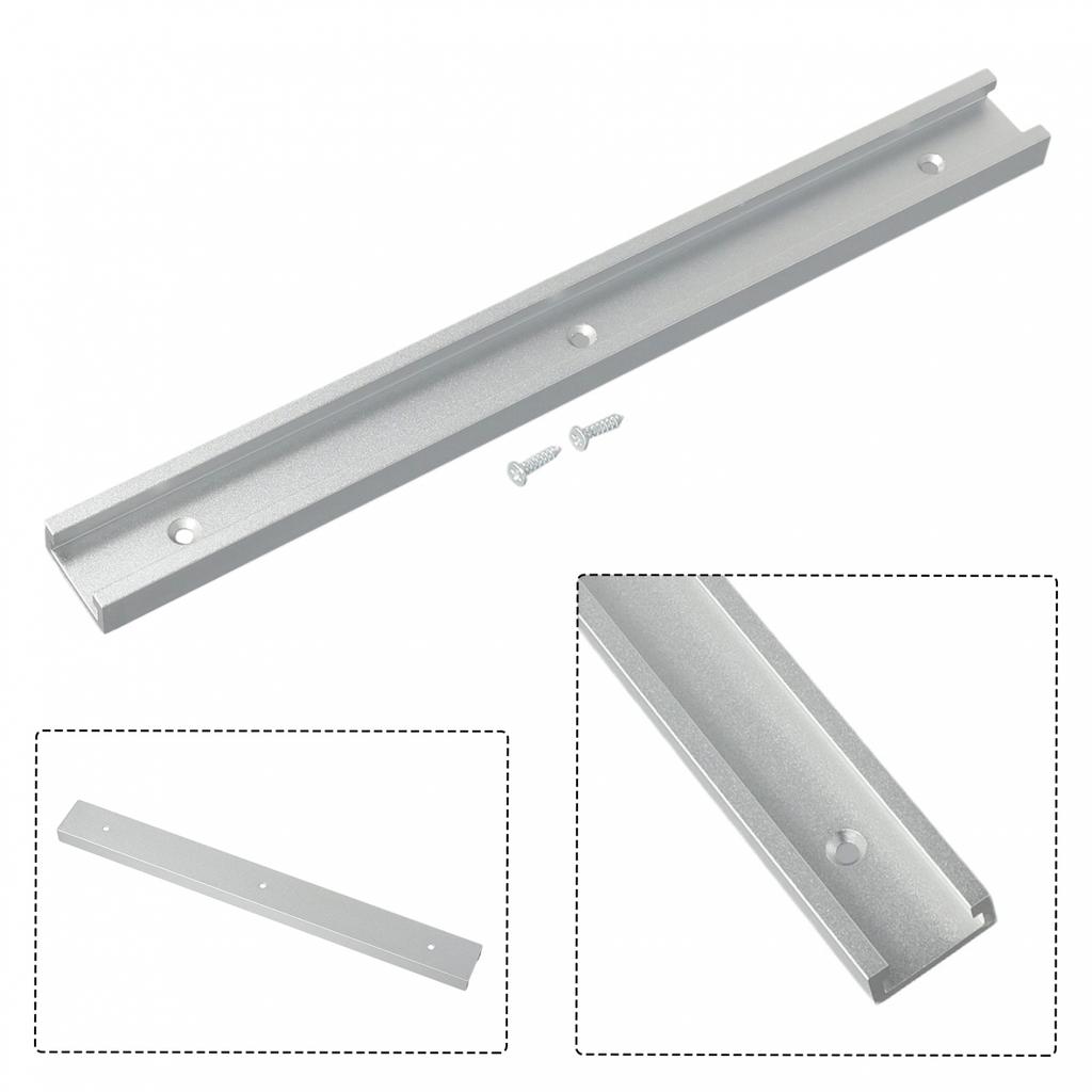 300/400/600mm T-Track Aluminium Alloy Miter Bar Slider Silver