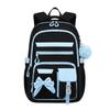 Zaino a tre pezzi per la scuola Zaino casual per studenti Zaino in nylon leggero con fiocco Quotidiano