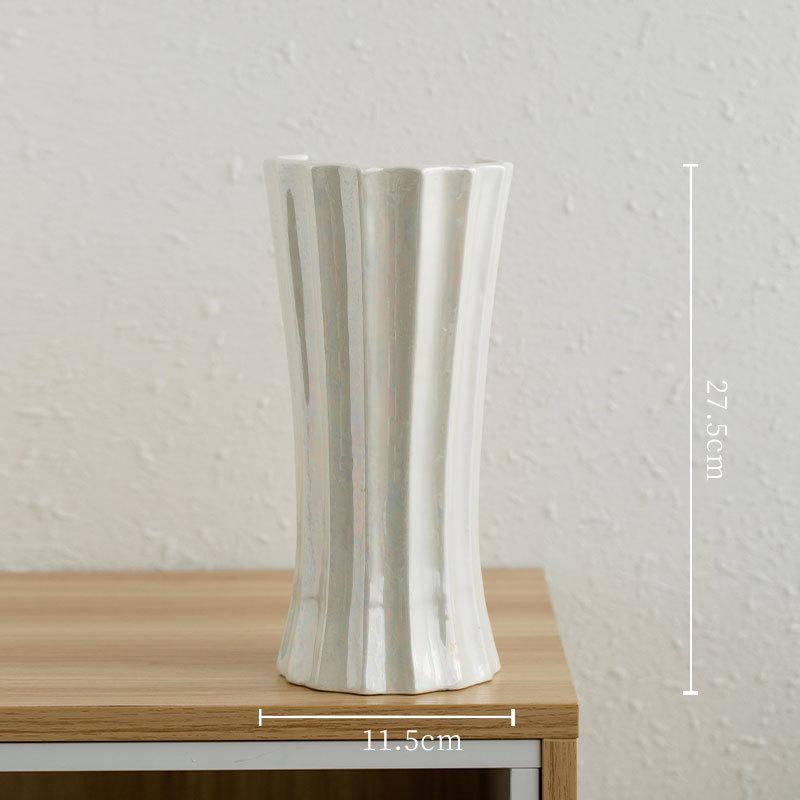 Creative Ceramic Electroplated Colorful Ceramic Arm Vase Modern Art Abstract Arm Ceramic Floral Vase Flower Arrangement Ornament