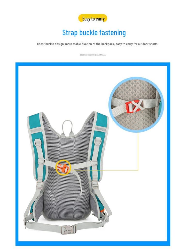 Sac à dos ultraléger pour le cyclisme et la course en extérieur pour hommes et femmes - Sac de randonnée léger et fin