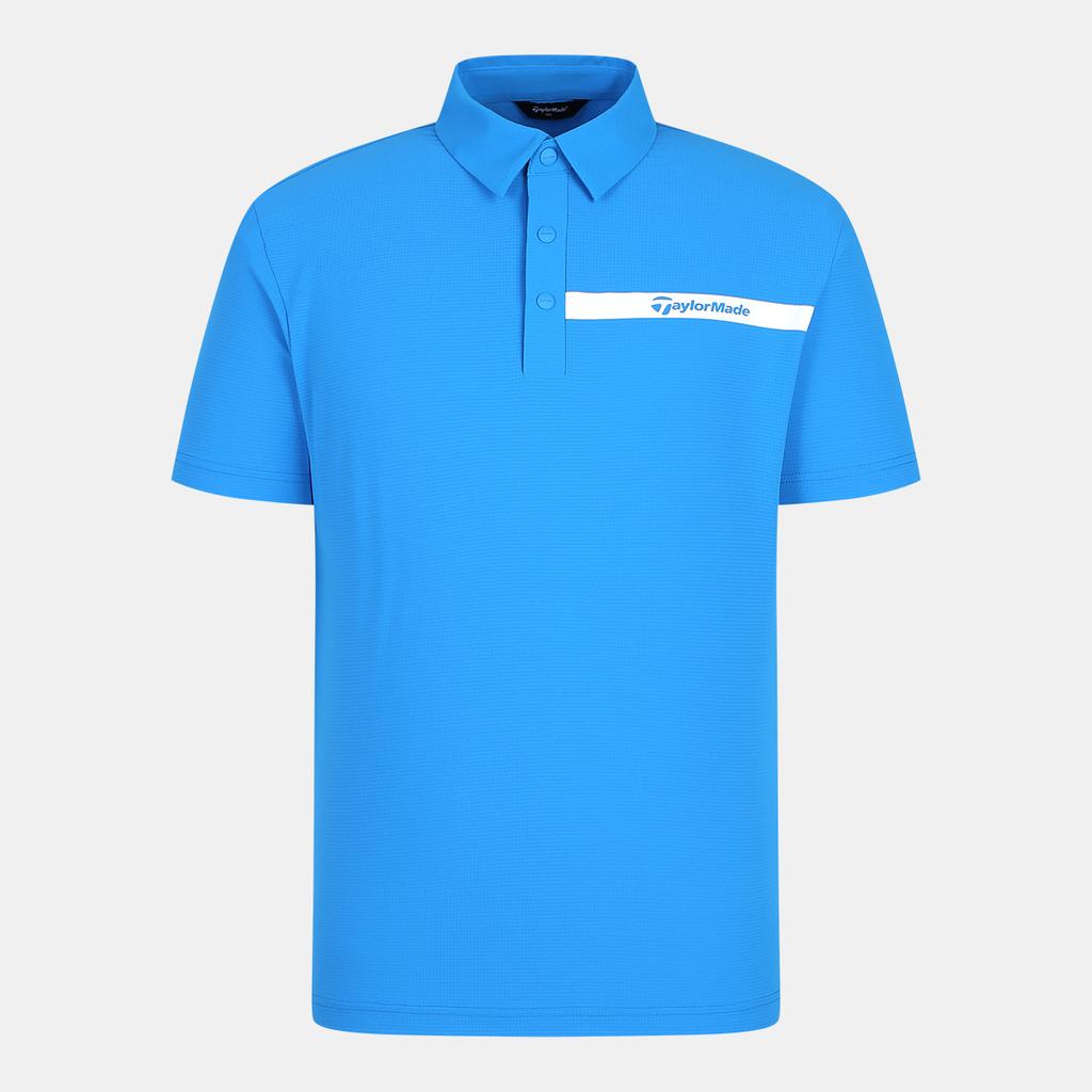 TAYLORMADE APPAREL 26Ss Men'S Woven Hybrid Collared Short Sleeve T-Shirt T8031T62245-901