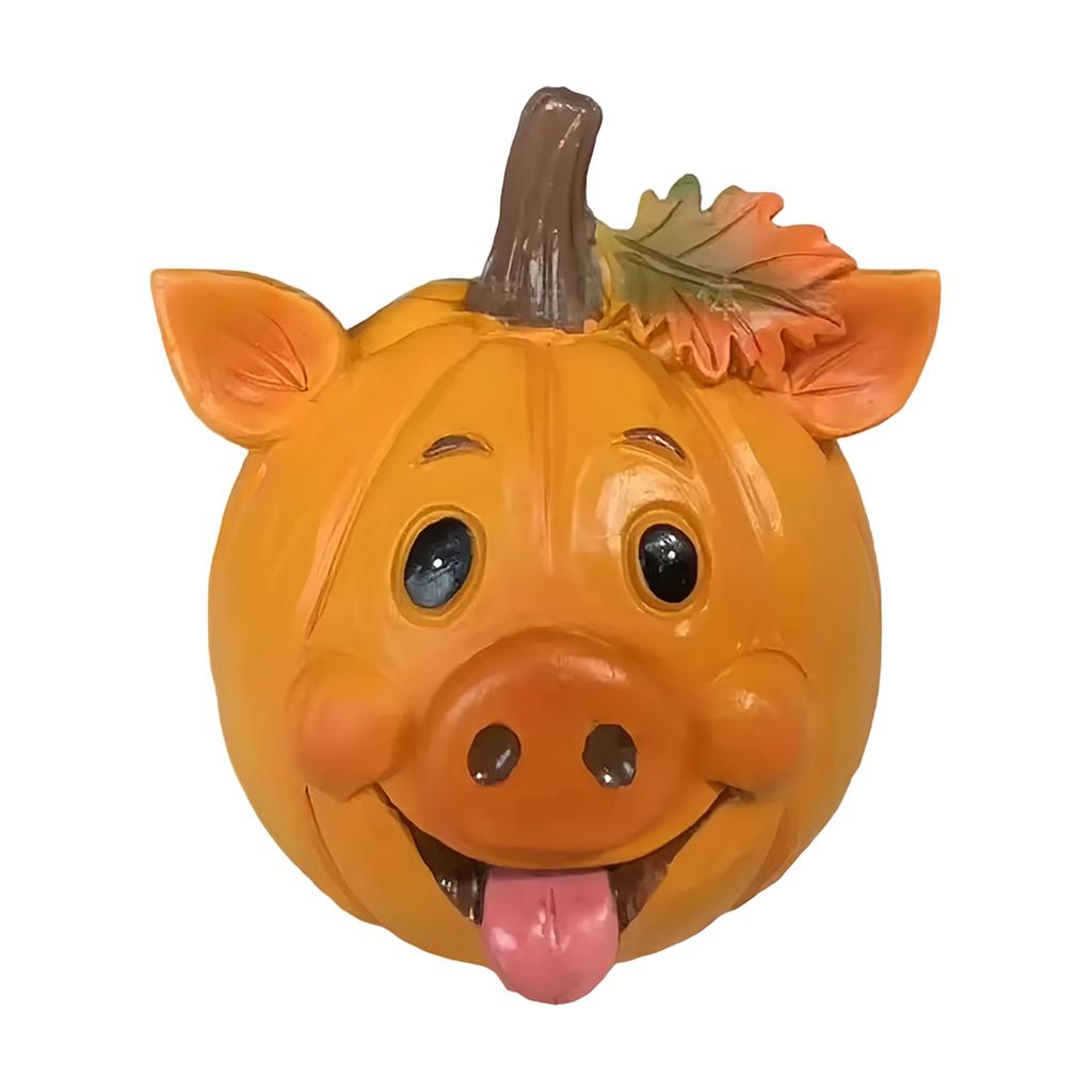 Farm Animal Pumpkin Statues, Resin Ornaments, Home Desktop Decorations, Holiday Decorations