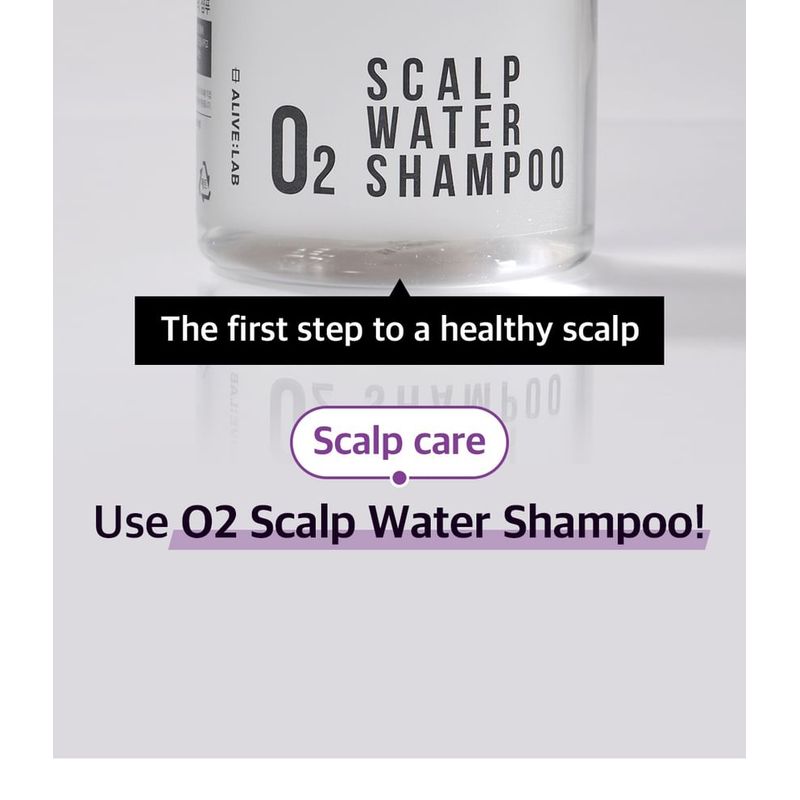 ALIVE:LAB - O2 Scalp Water Shampoo