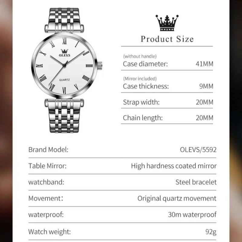 Мужские часы OLEVS — фото 9