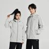 Li Ning Tischtennis Kollektion Trenchcoat Unisex Steingrau AFDUC61-2