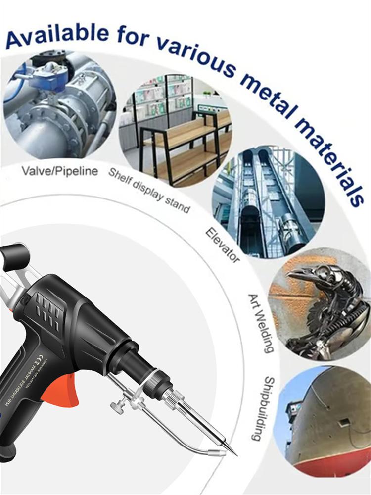 60W Soldering Iron Set Internally Heated Industrial Laser Welding Tools For Welding Circuit Boards, Repairing Electronic Device